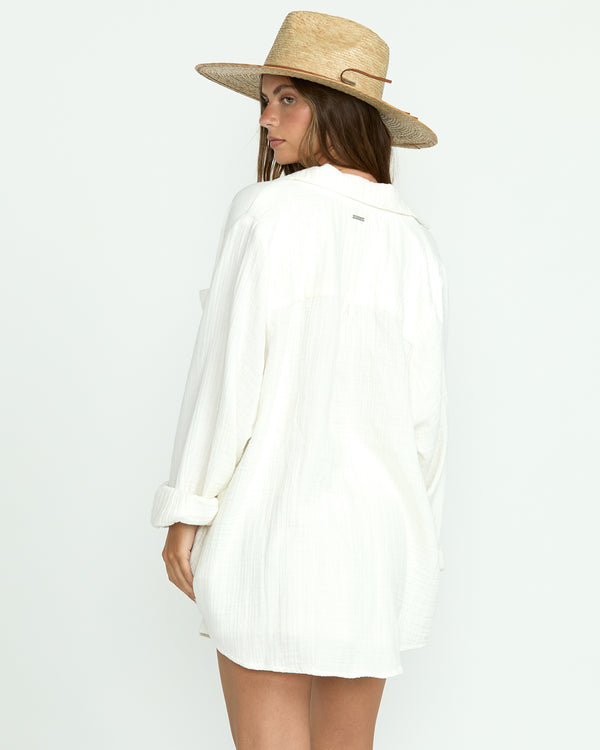 Billabong Sweet Swell Long Sleeve Shirt - Salt Crystal