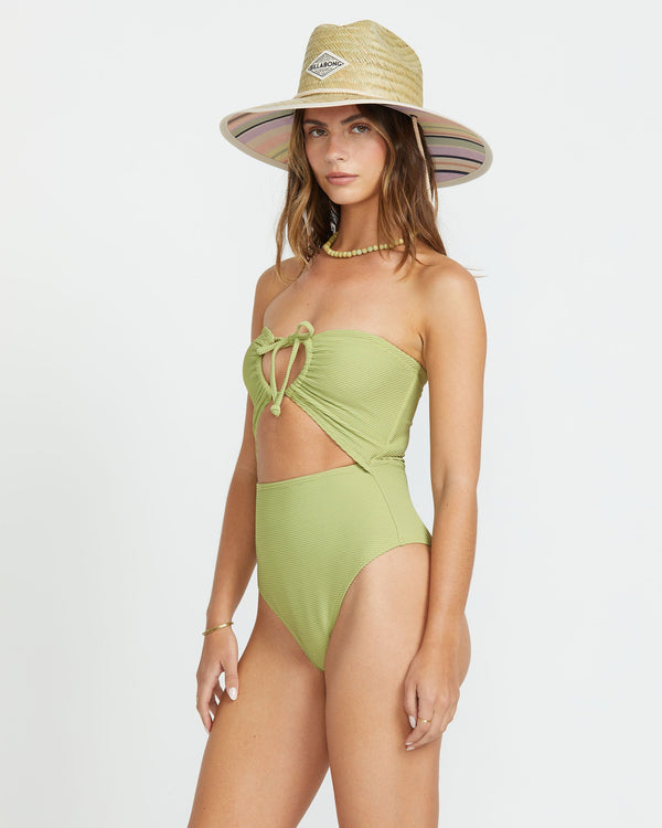 Billabong Tanlines Andrew One-Piece Swimsuit - Avocado