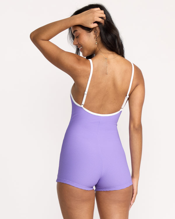 Billabong Tanlines Retro Tank Surfsuit - Purple Punch