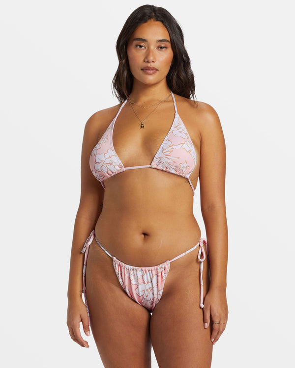 billabong The Tropics Call Remi Triangle Bikini Top - Feelin Peachy