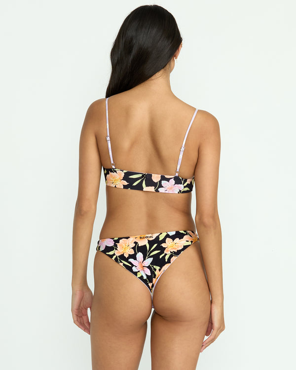 Billabong Twin Sol Reversible Jaclyn Crop Bikini Top - Multi