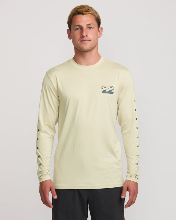 Billabong Unity Loose Fit Long Sleeve Surf Tee - Desert Sand