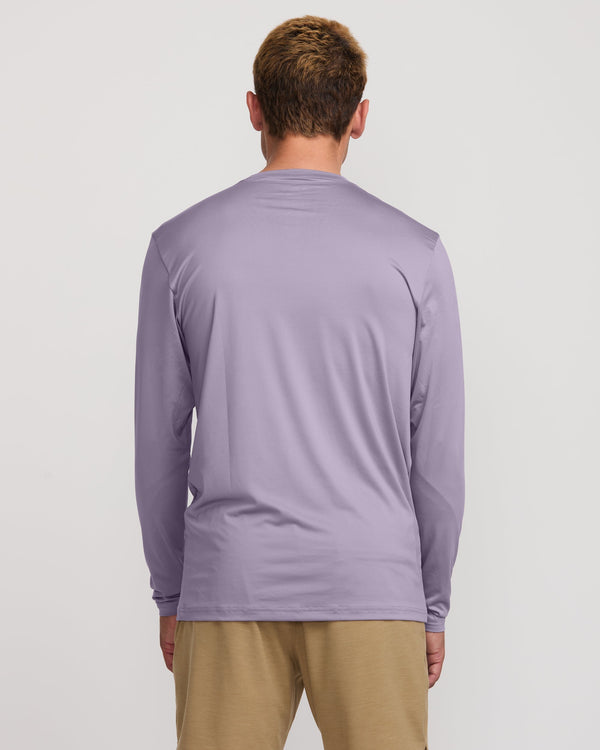 Billabong Unity Loose Fit Long Sleeve Surf Tee - Light Purple