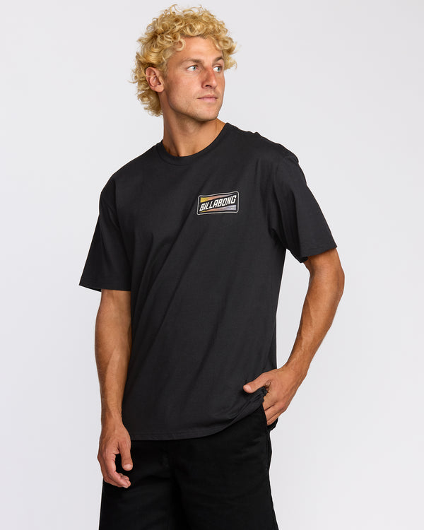 Billabong Walled Regular Short Sleeve T-Shirt - Black