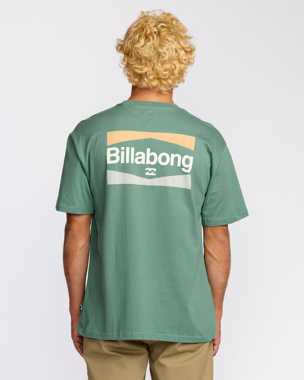 Billabong Walled Regular Short Sleeve T-Shirt - Sage Green