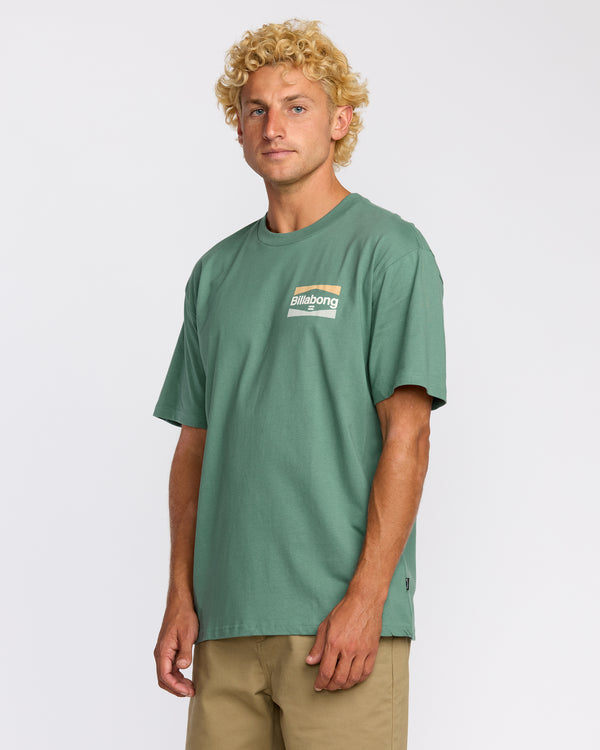 Billabong Walled Regular Short Sleeve T-Shirt - Sage Green