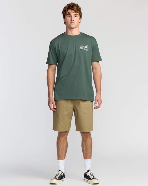 Billabong Wave Ca Premium Short Sleeve T-Shirt - Dark Slate