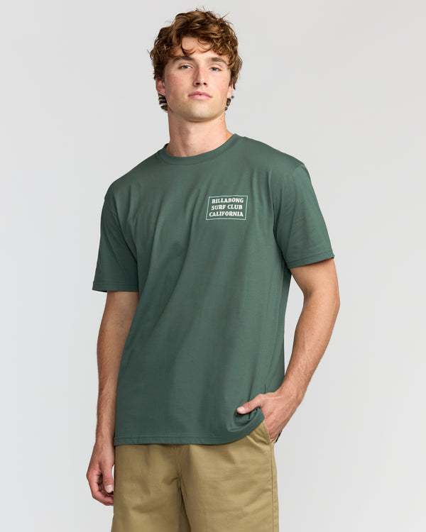 billabong Wave Ca Premium Short Sleeve T-Shirt - Dark Slate