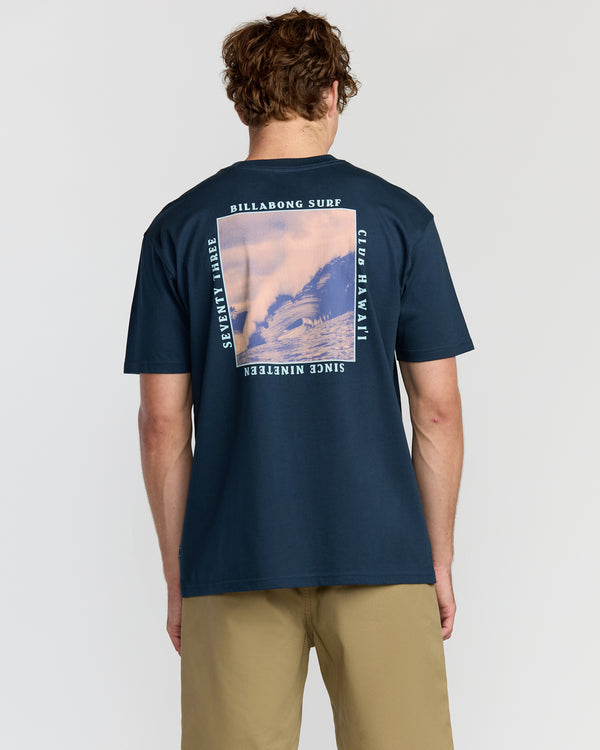 Billabong Wave Hi Premium Short Sleeve T-Shirt - Navy