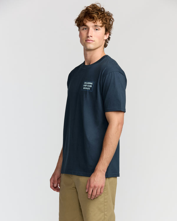 Billabong Wave Hi Premium Short Sleeve T-Shirt - Navy
