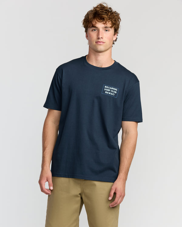 billabong Wave Hi Premium Short Sleeve T-Shirt - Navy