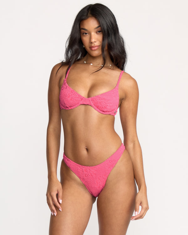 Billabong Were Wild Demi Underwire Bikini Top - Paradise Pink