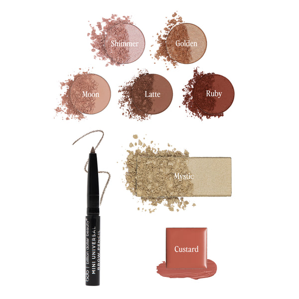 Billion Dollar Brows Golden Age Glow Bundle