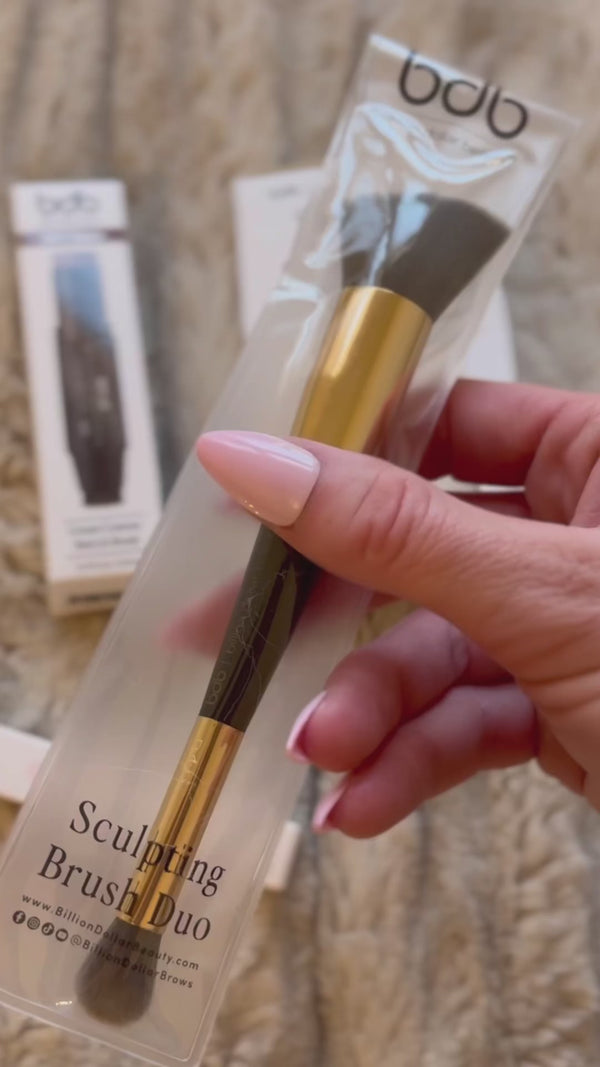 Billion Dollar Brows Sculpting Brush Duo – Billion Dollar Beauty