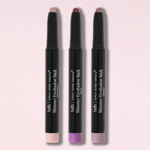 billion dollar brows Shimmer Eyeshadow Stick Trio – Billion Dollar Beauty