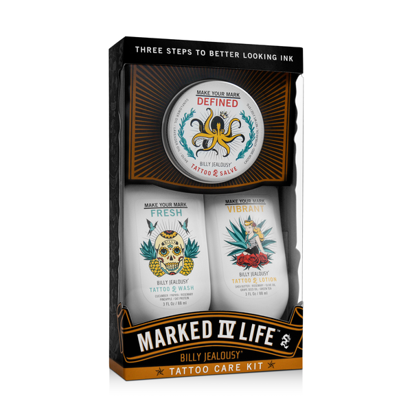 billy jealousy Marked IV Life Tattoo Care Kit