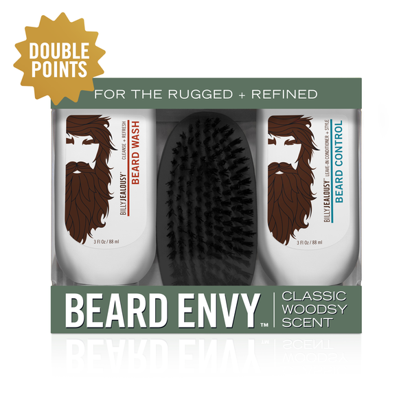 billy jealousy Original Beard Envy Kit - Classic Woodsy Scent