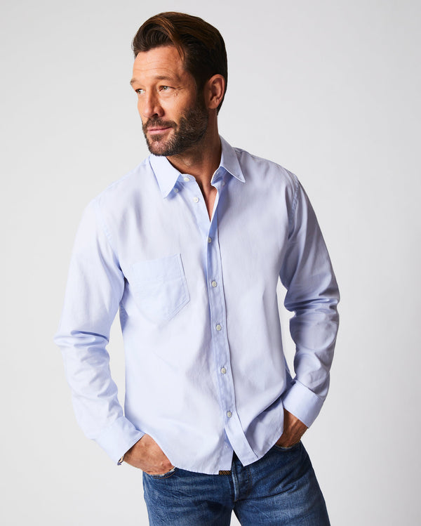 Billy Reid Arnie Oxford Shirt - 100% Cotton Standard Fit Button Down With Chest Pocket – Billy Reid