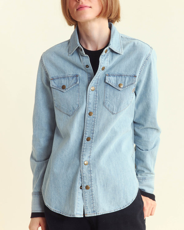 Billy Reid Authentic Women's Shoals Denim Shirt