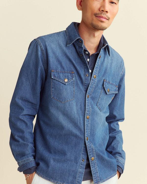 Billy Reid Billy Reid Shoals Denim Shirt