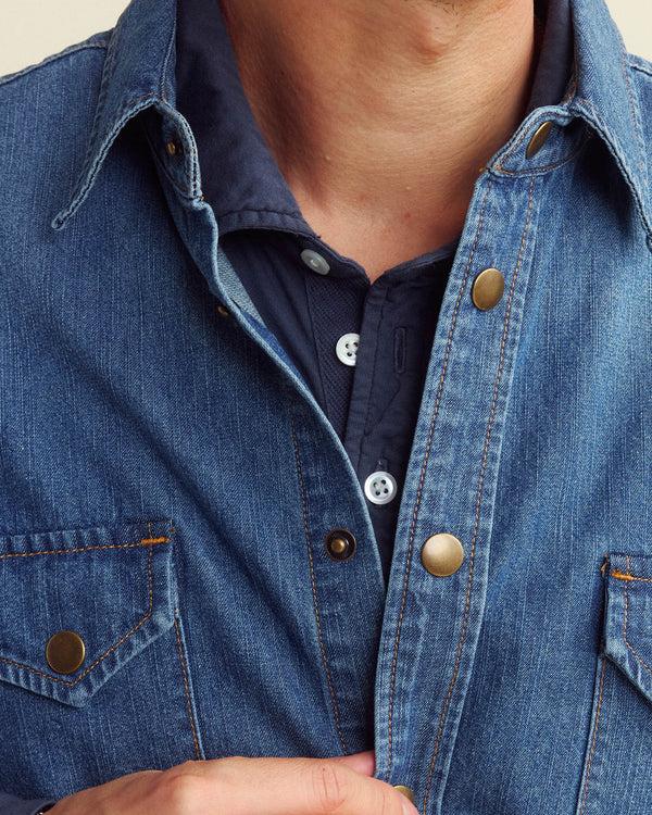 Billy Reid Billy Reid Shoals Denim Shirt