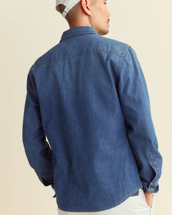 Billy Reid Billy Reid Shoals Denim Shirt