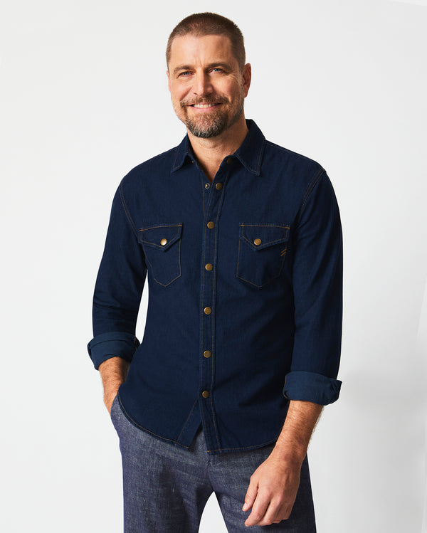 Billy Reid Billy Reid Shoals Denim Shirt