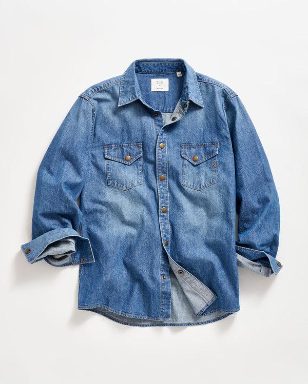 billy reid Billy Reid Shoals Denim Shirt