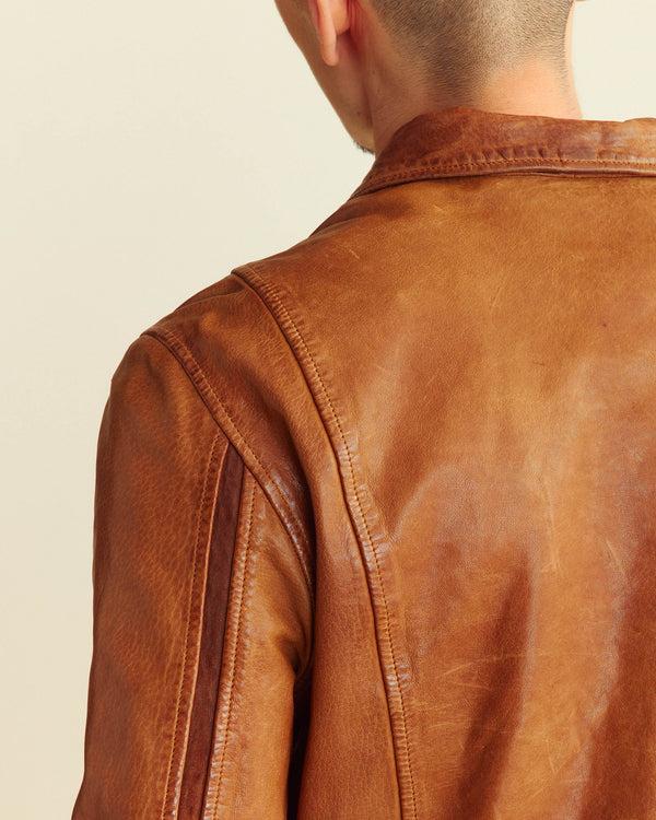 Billy Reid Black Lambskin Riding Jacket