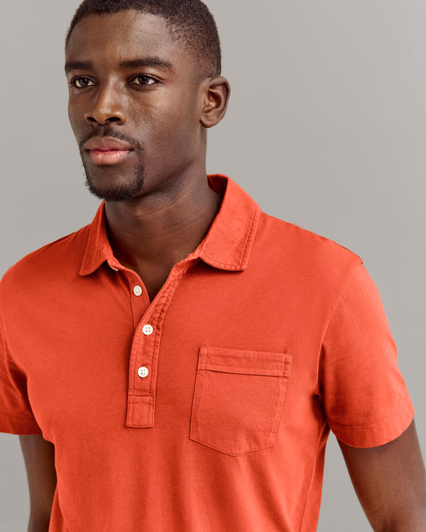 Billy Reid Brick Pensacola Polo Shirt