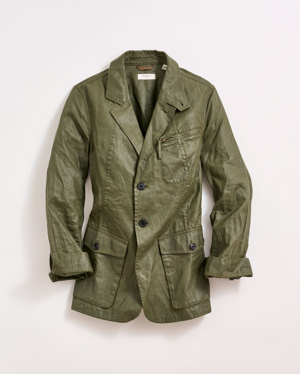 billy reid Coated Linen Hacking Jacket – Billy Reid
