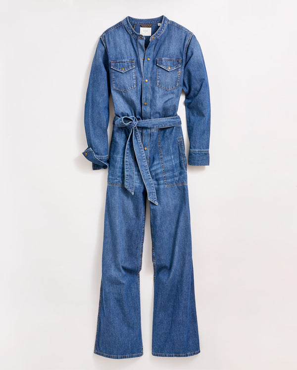 billy reid Denim Jumpsuit – Billy Reid