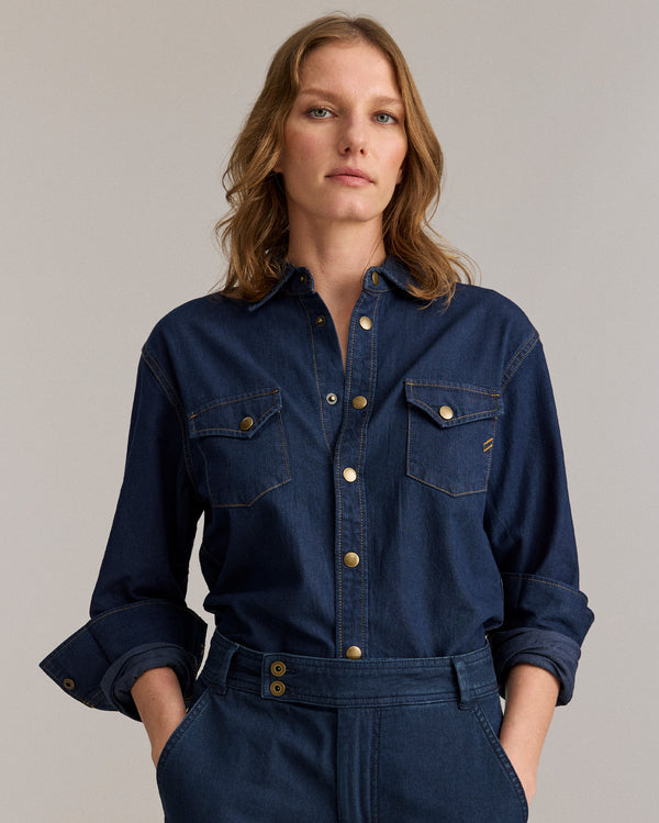 Billy Reid Denim Wide Leg Trouser – Billy Reid