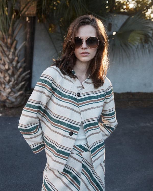 Billy Reid Desert Stripe Cropped Jacket – Billy Reid