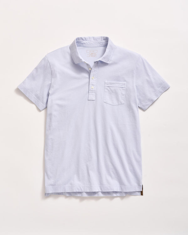 billy reid Dew Blue Polo Shirt
