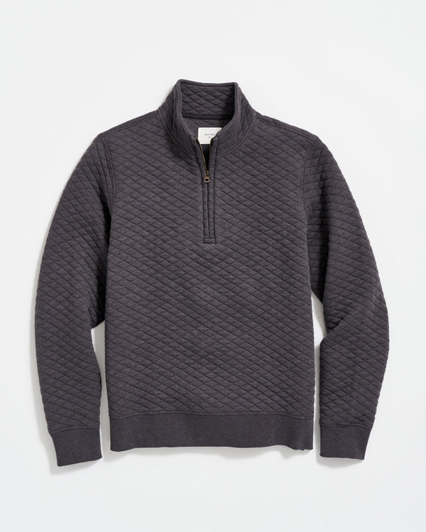 billy reid Diamond Quilt Half Zip
