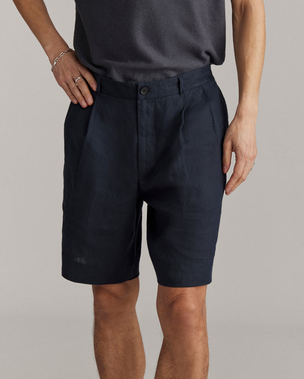 Billy Reid Double Pleated Short – Billy Reid
