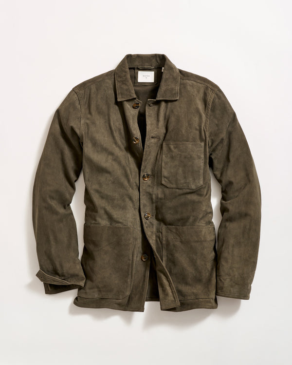 billy reid Eli Suede Chore Jacket – Billy Reid