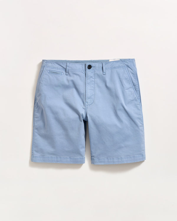 billy reid Faded Denim Chino Shorts