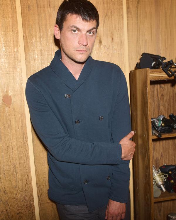 Billy Reid French Terry Shawl Cardigan