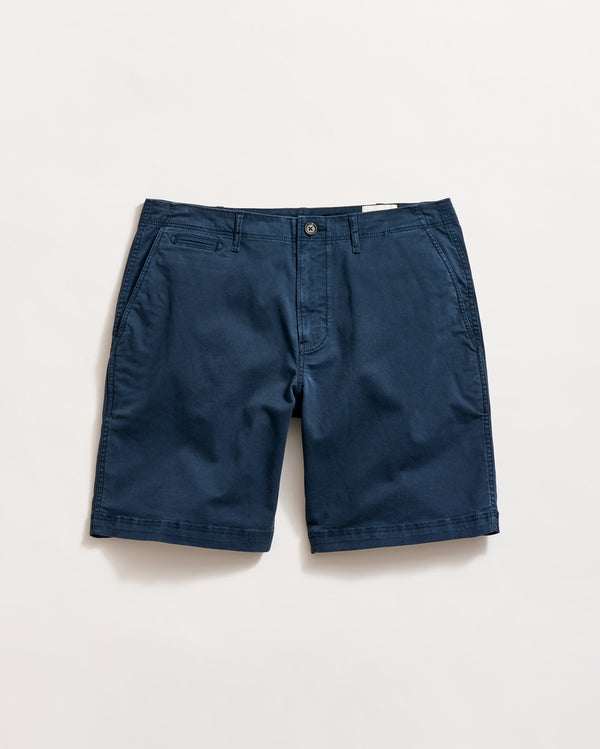 billy reid Garment Dyed Chino Shorts with Stretch