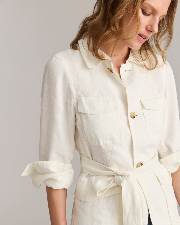 Billy Reid Heavier Weight Linen Travel Jacket