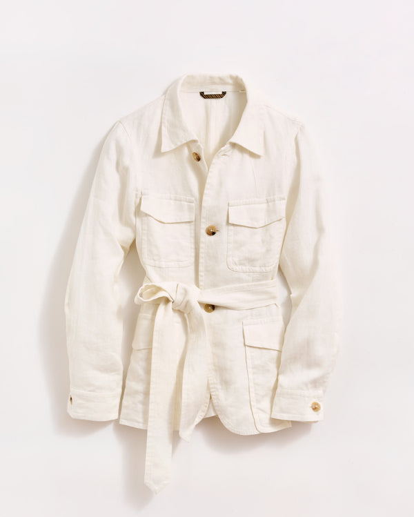 billy reid Heavier Weight Linen Travel Jacket