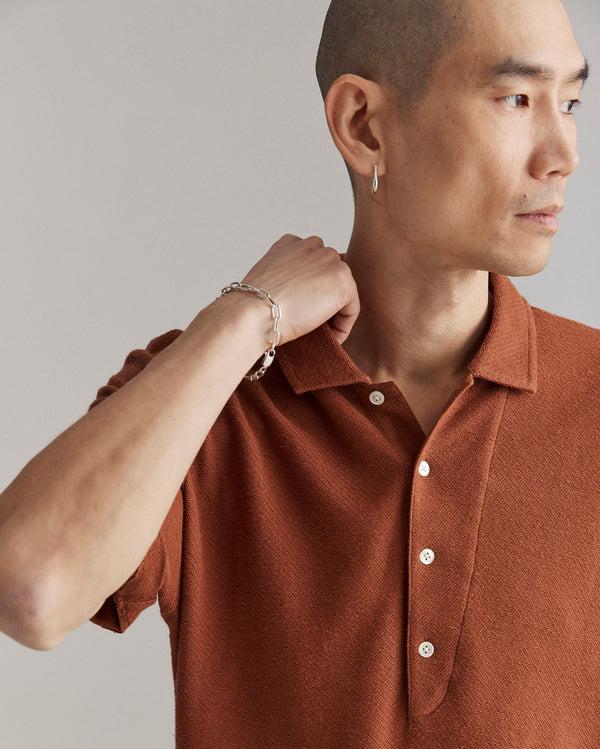 Billy Reid Hemp Cotton Twill Polo – Billy Reid
