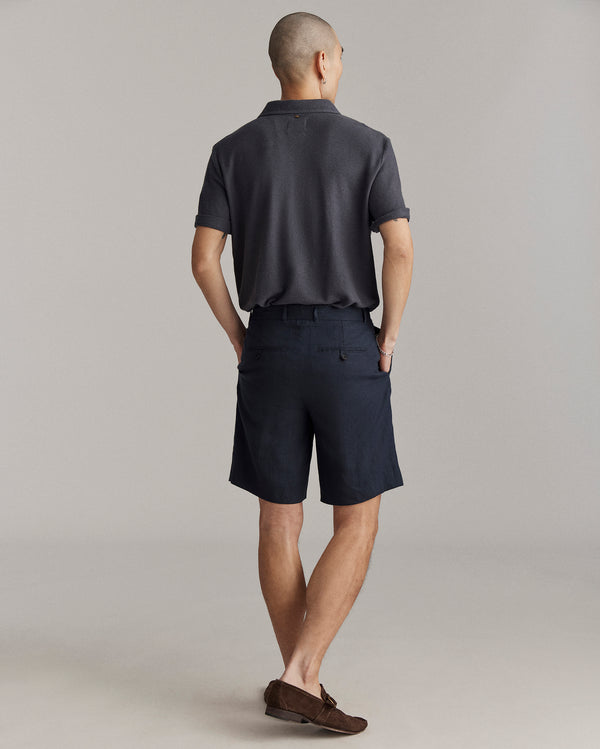 Billy Reid Hemp Cotton Twill Polo – Billy Reid