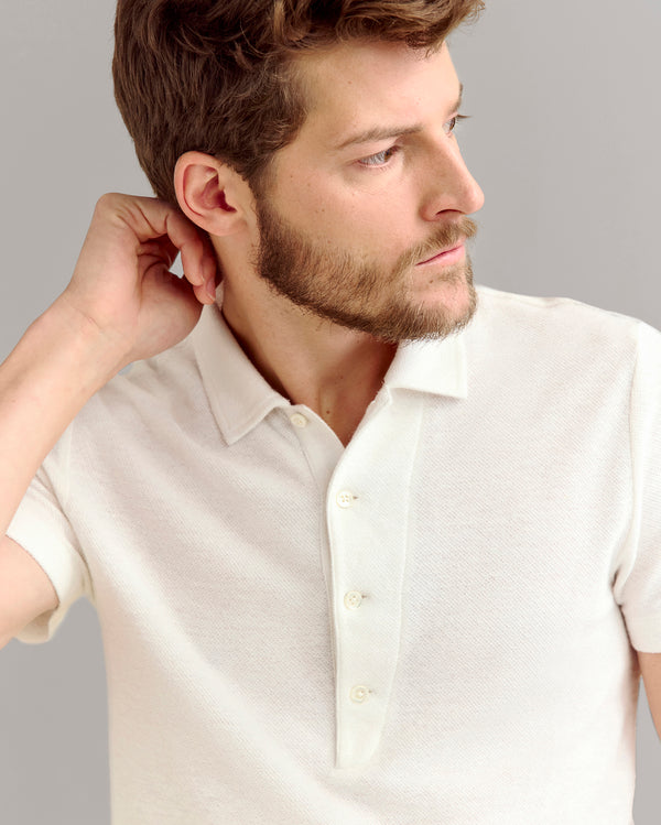 Billy Reid Hemp Cotton Twill Polo By Billy Reid