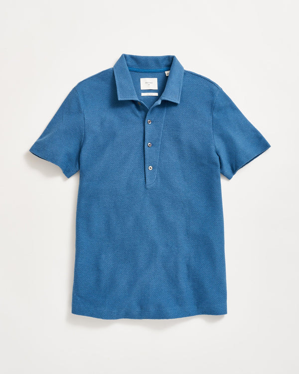 billy reid Hemp Cotton Twill Polo by Billy Reid