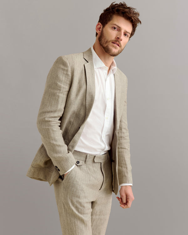 Billy Reid Herringbone Archie Jacket – Billy Reid