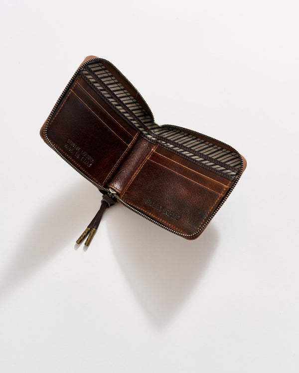 Billy Reid Leather Zip Wallet – Billy Reid