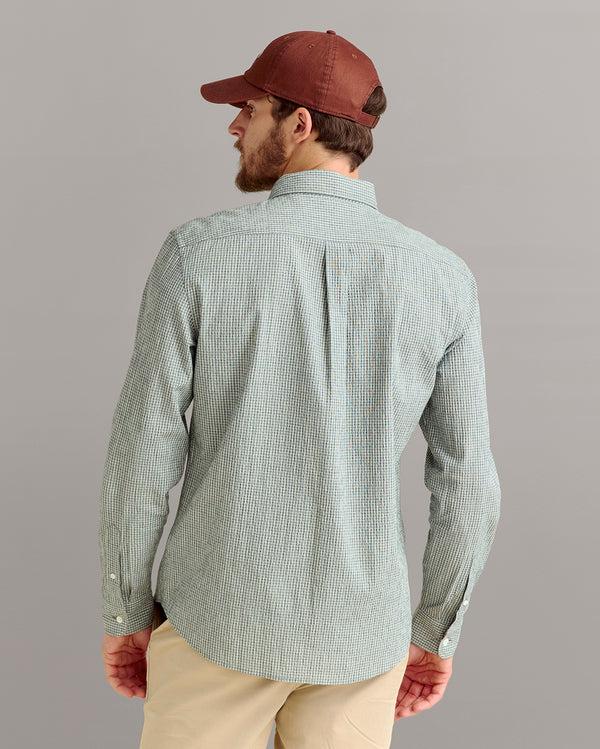 Billy Reid Micro-Check Seersucker Shirt – Billy Reid